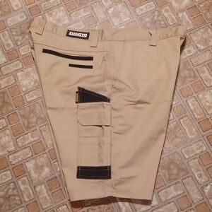 Zuda Khaki Cargo Shorts with Black Accents Zuoiaya Tactical Shorts Size 38